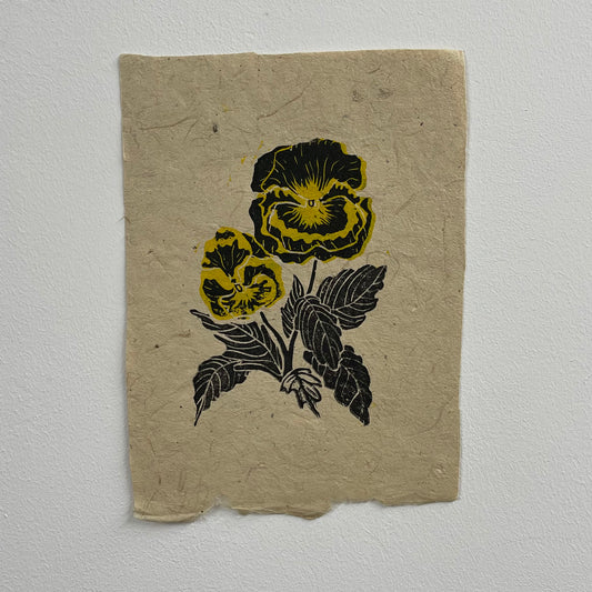 A5 / Pansies I